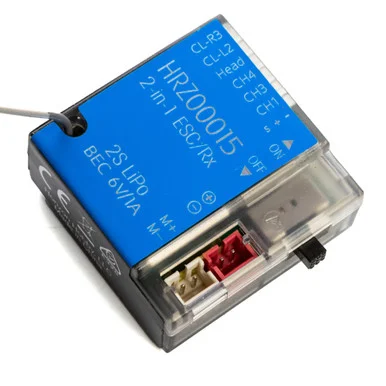 Horizon Hobby HRZ00015 ESC/Receiver, 2.4Ghz, EC2: 1/24