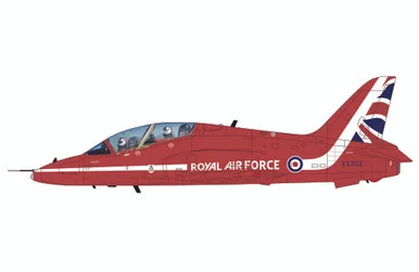 RAF Red Arrows Hawk T.1A HU1004 Scale 1:48 - Hobby Master