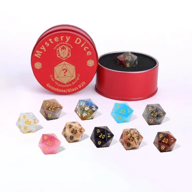 Hymgho Premium Gaming HY00213 D20 Quest's Reward Mystery Gemstone