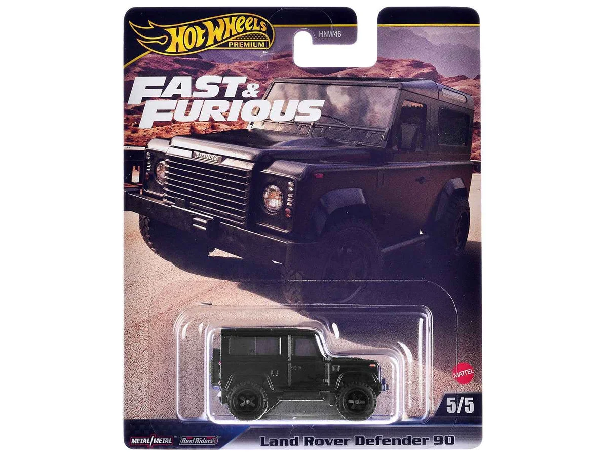 Land Rover Defender 90 Black "F9" (2021) Movie "Fast & Furious" Series Diecast Model Car by Hot Wheels - Hotwheels