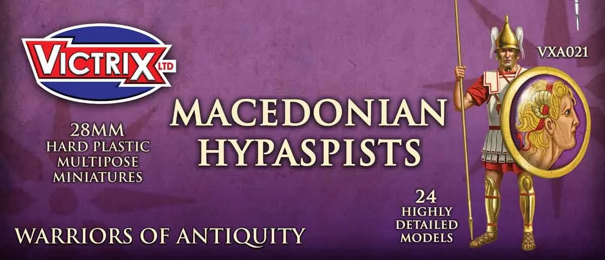 Macedonian Hypaspists, 28 mm Scale Model Plastic Figures - Victrix