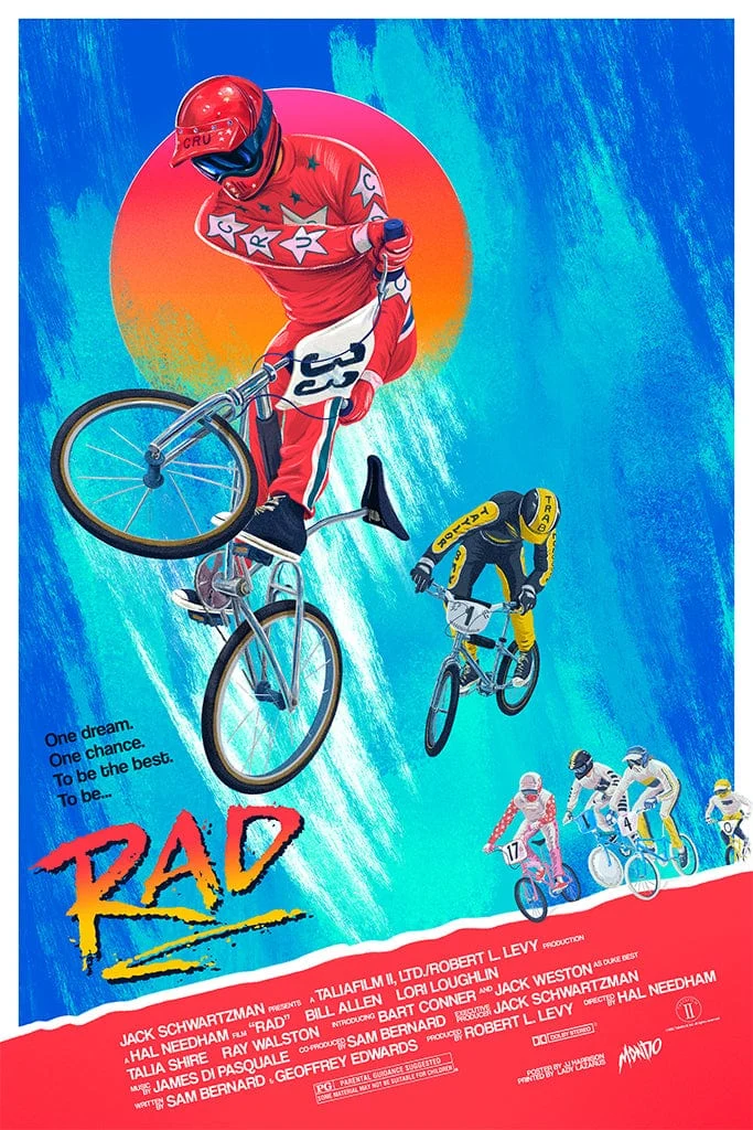 Rad Screenprinted Poster - JJ Harrison