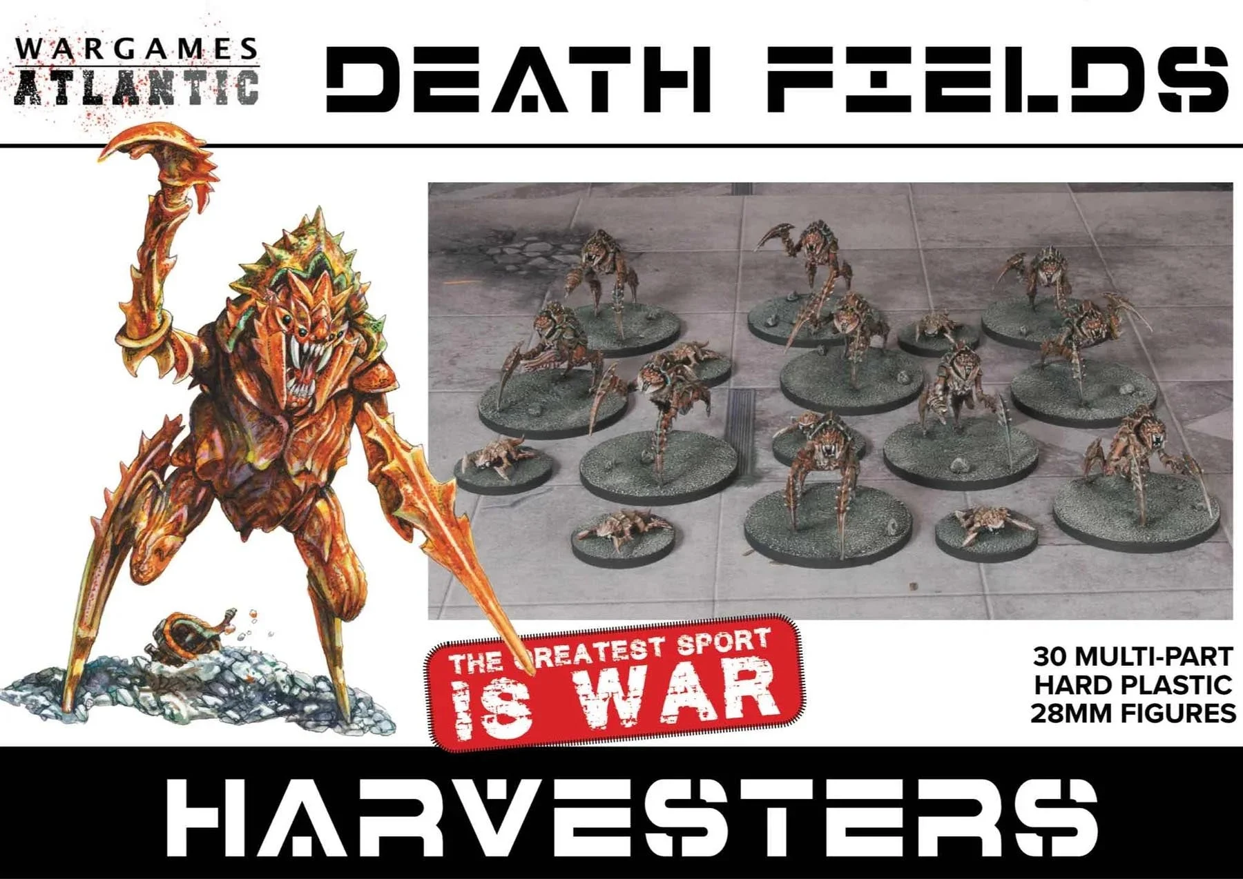 Harvesters – Alien Bugs, 28 mm Scale Model Plastic Figures - Wargames Atlantic