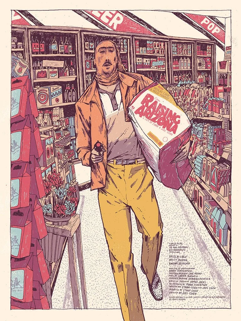 Raising Arizona Poster - Leslie Herman
