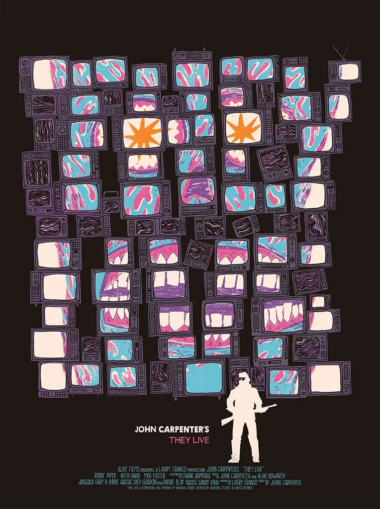 They Live Poster - Leslie Herman