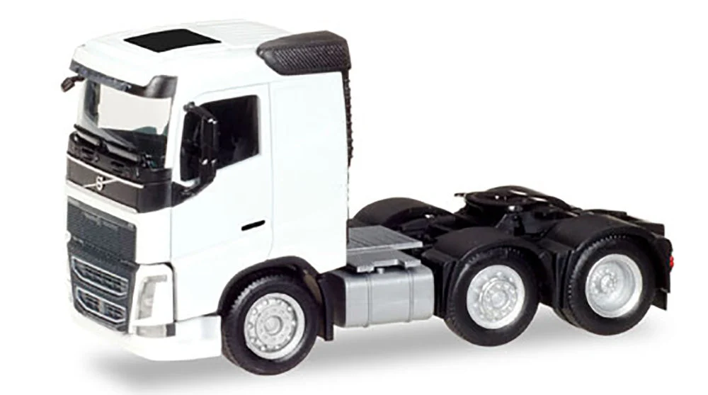 Volvo FH 6 x 2 Truck (White) 1:87 Scale (HO) Model - Herpa