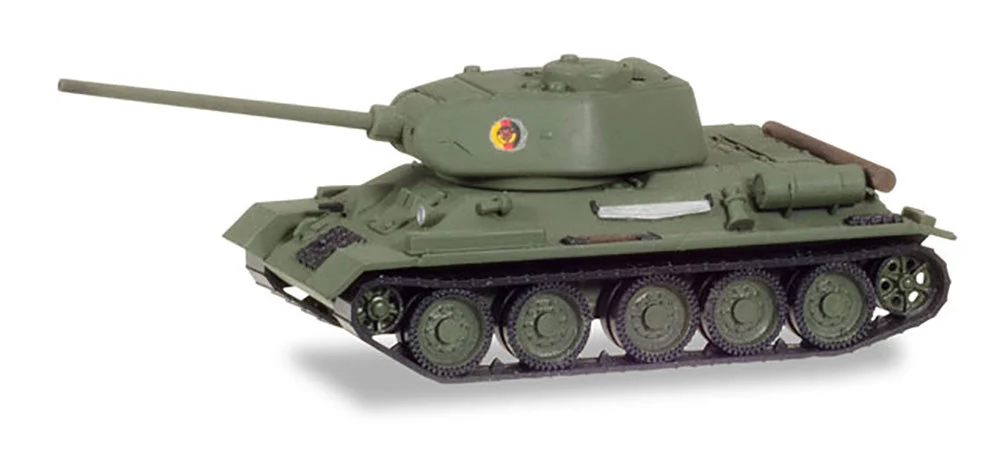 T-34/85 Main Battle Tank German Democratic Republic National People’s Army “Nationale Volksarmee” (NVA) (Olive Drab) Scale 1:87 (HO Scale) Model