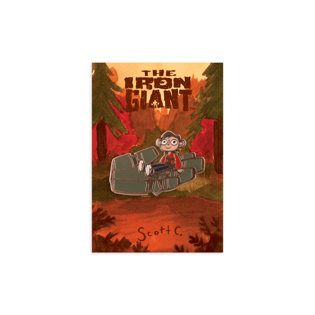 The Iron Giant: Hogarth Enamel Pin - Scott C.