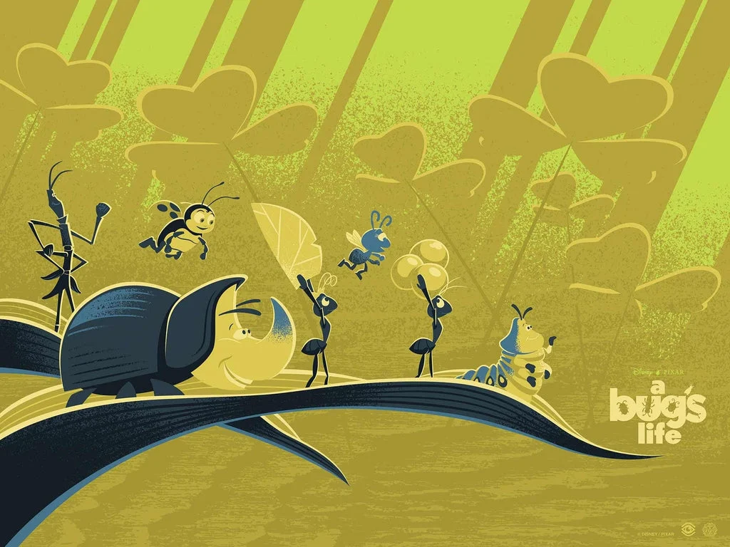 Mondo X Cyclops Print Works Print #31: A Bug's Life - Josh Holtsclaw