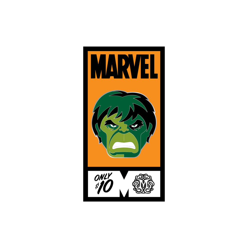 Incredible Hulk Enamel Pin - Tom Whalen