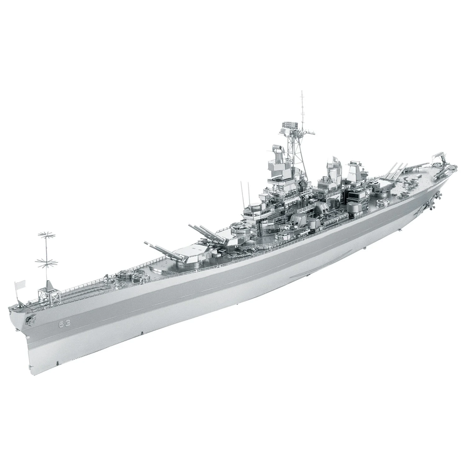 USS Missouri BB-63 Metal Earth Iconx Model Kit