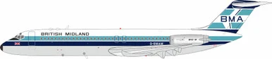 BMA - British Midland Airways McDonnell Douglas DC-9-30 Reg: G-BMAM IF930BD0626 1:200