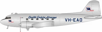 QANTAS EMPIRE AIRWAYS DC-3 VH-EAO IFDC3QF0226 Scale 1:200