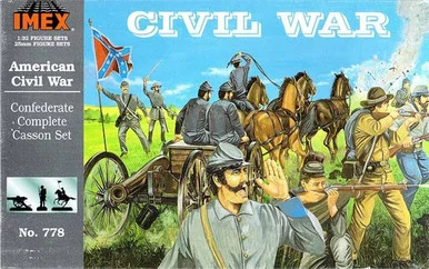 IMEX 778 Confederate Casson 1/32 Scale Figures Kit