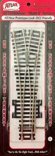 Atlas Model Railroad 390 HO Mark V Wye Turnout