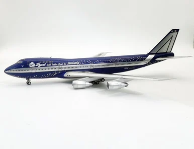 Alitalia Boeing 747-243BM I-DEMF BACI with stand B-BACI-MF 1:200