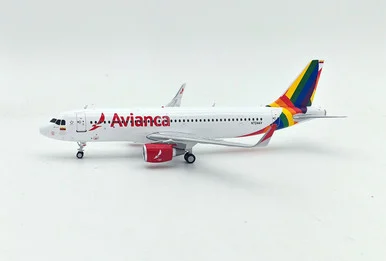 AVIANCA RAINBOW A320 N724AV with stand IF320AV1223 1:200 - Inflight200