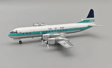 TEAL - Tasman Empire Airways Lockheed L-188C Electra ZK-TEB with stand IF188TE0824 1:200