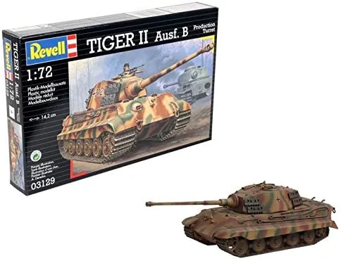 Tiger II Ausf. B (Production Turret) 1/72 Scale Model Kit - Revell Germany