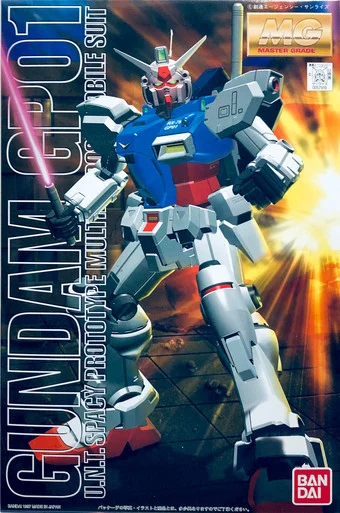 Bandai 5063822 Gundam RX-78GP01 Zephyrantes U.N.T. Spacy Prototype Multipurpose Mobile Suit MG 1/100 Scale Model Kit