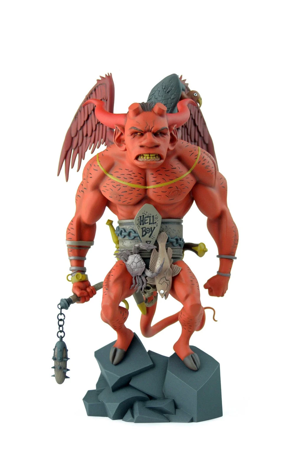 The First Hellboy Statue (Red Version) - Mondo