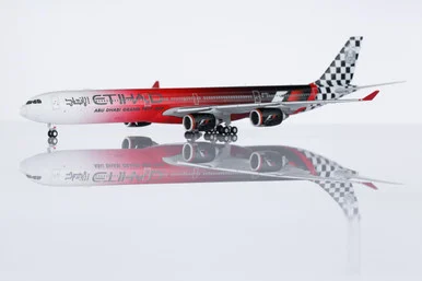 Etihad Airways A340-642 A6-EHJ HY346091 Scale 1:400