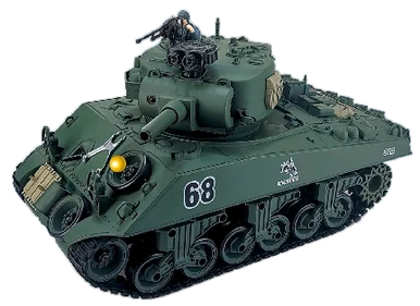 IMEX 18909 1/18 Scale US M4A3 Sherman- 2.4Ghz RC Tank Force