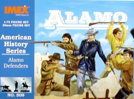 Alamo Defenders, 1/72 Scale Plastic Figures - IMEX