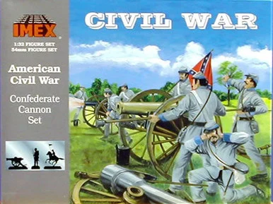 IMEX 780 Confederate Cannon 1/32 Scale Figures Kit