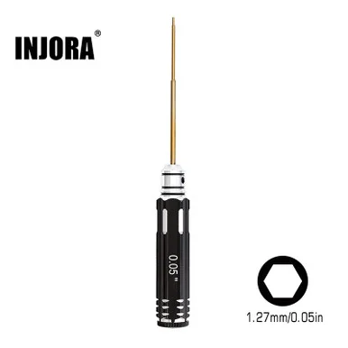 INJORA SCX24-14 0.05" 1.27mm Hex Screwdriver Tool for Axial SCX24 AX24 SCX30