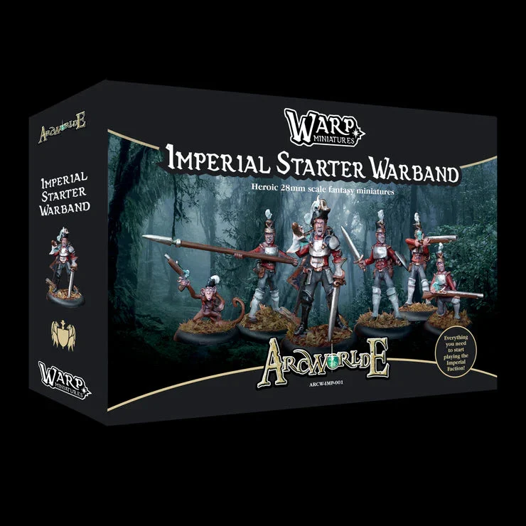 ArcWorlde Imperial Starter Warband, 28 mm Scale Model Metal Figures - Warp Miniatures