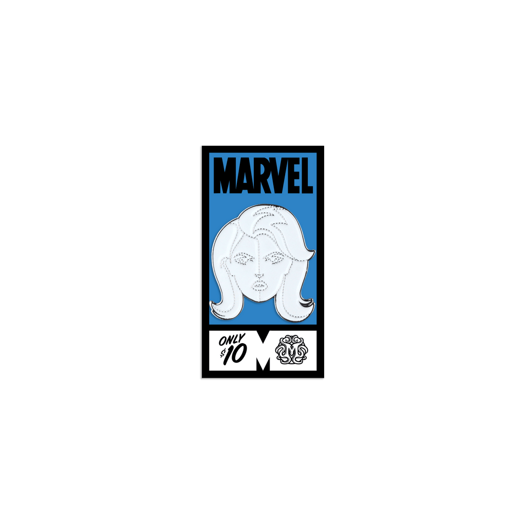 Invisible Woman Enamel Pin - Tom Whalen