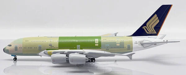 Airbus A380 Singapore Airlines (F-WWSM) “Bare Metal”, 1/400 Scale Diecast Model