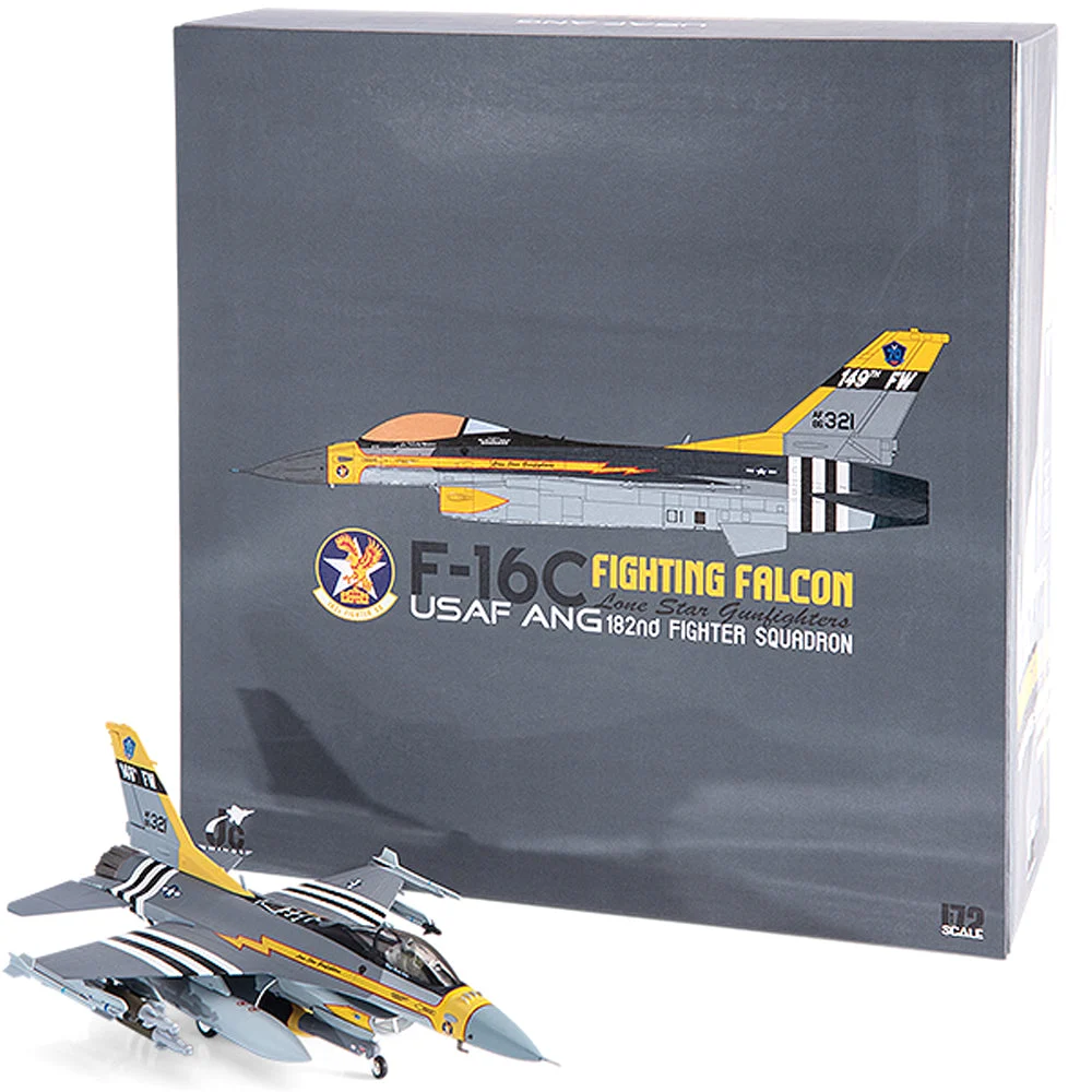 Lockheed Martin F-16C Fighting Falcon 149th FW, Texas ANG 2017, 1/72 Scale Diecast Model