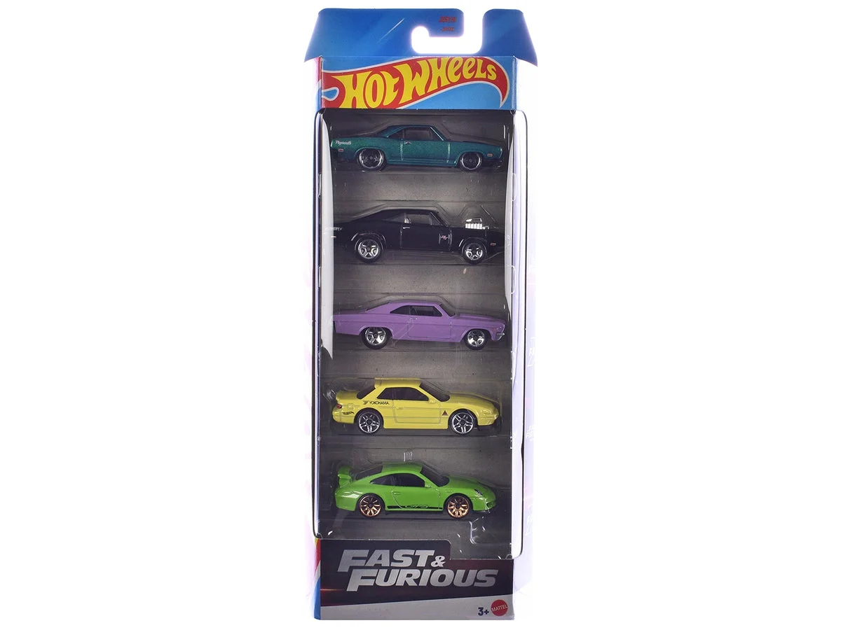 "Fast & Furious" 5 piece Set die Diecast Model Cars by Hot Wheels - Hotwheels