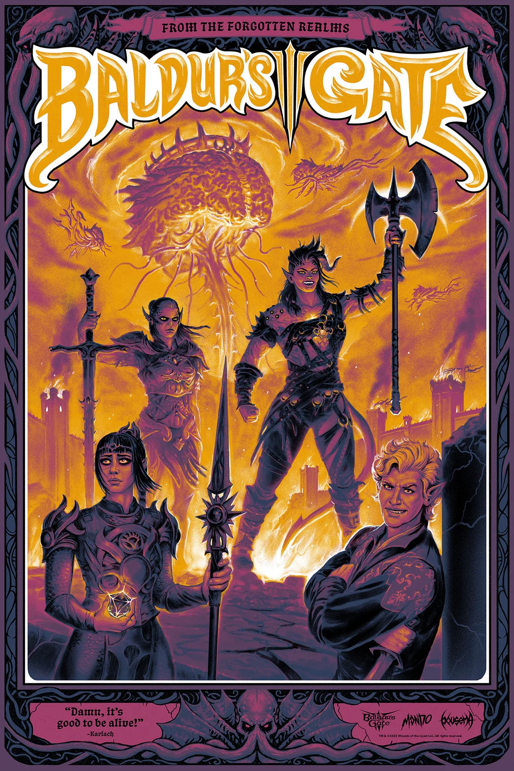 Baldur's Gate 3 Poster - James Bousema