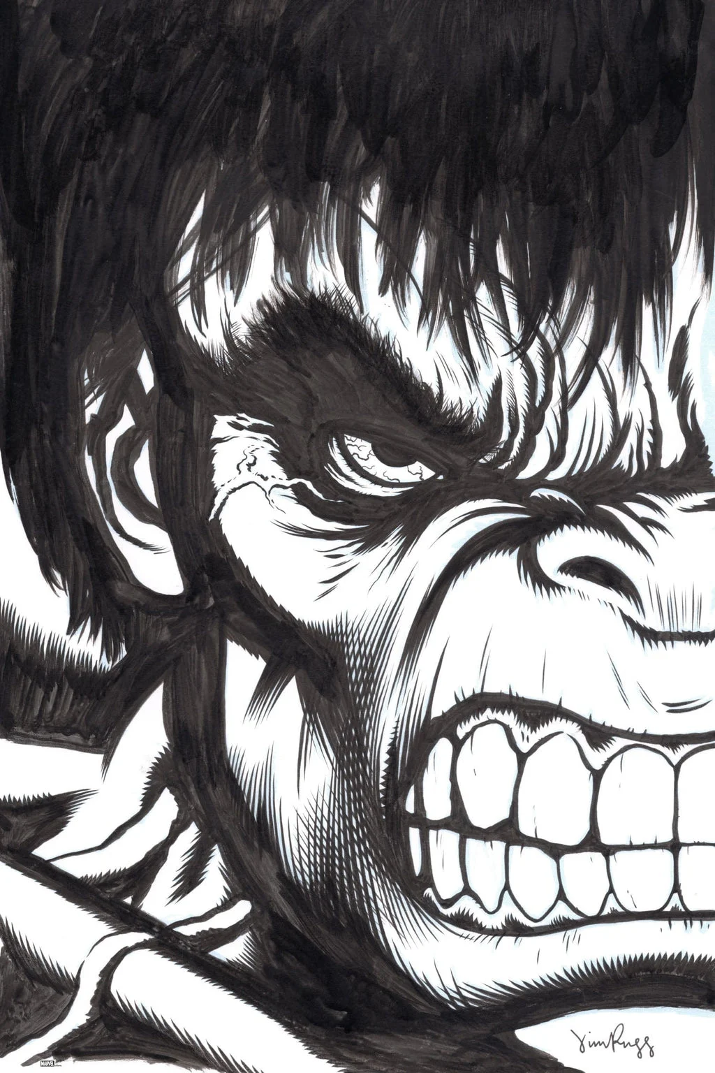 Hulk: Grand Design Original Art Variant Poster - Jim Rugg