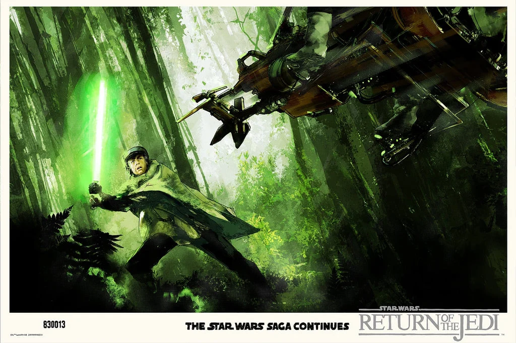 "I Am a Jedi Like My Father Before Me” Variant Poster - Jock