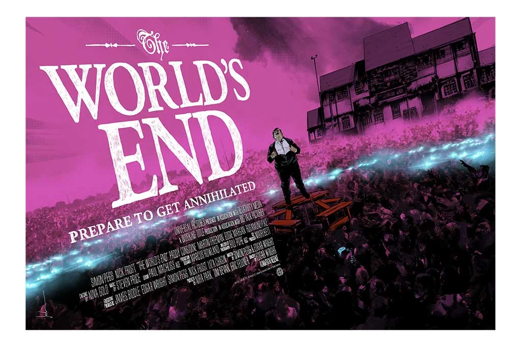 The World's End (Variant) Poster - Jock