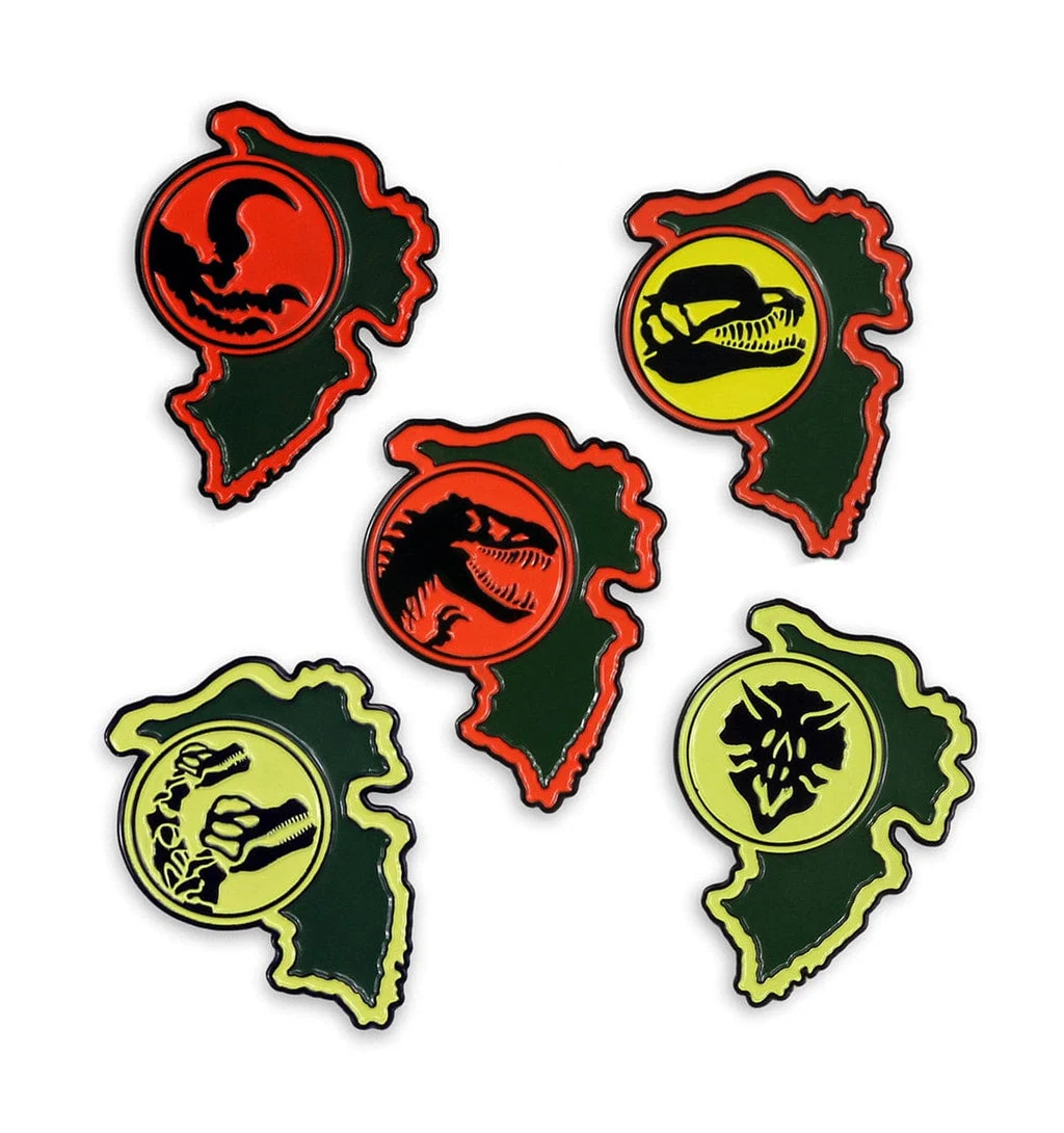 Jurassic Park Paddock Sign Pin Series - Mondo