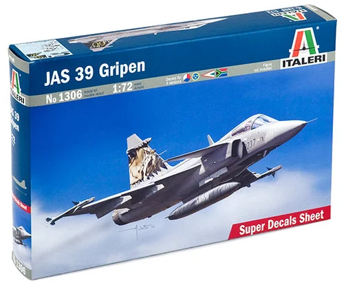 Saab JAS 39 Gripen 1/72 Scale Model Kit - Italeri
