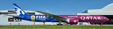 Qatar Boeing 777-300ER Reg: A7-BEH KJ-B77W-255 1:200