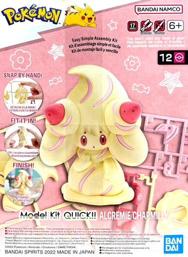 Bandai 2638106 Pokemon #12 Alcremie / Charmilly Model Kit Quick!