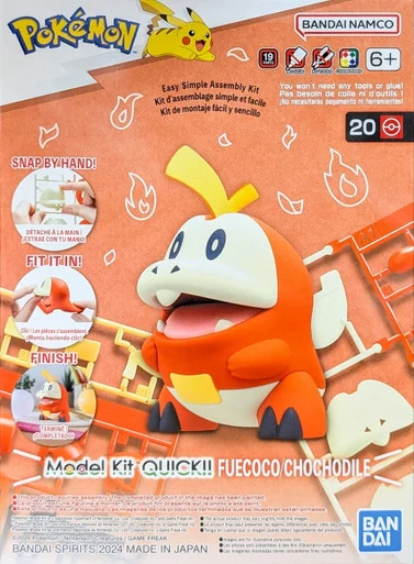 Bandai 2752554 #20 Pokemon Fuecoco Model Kit Quick!