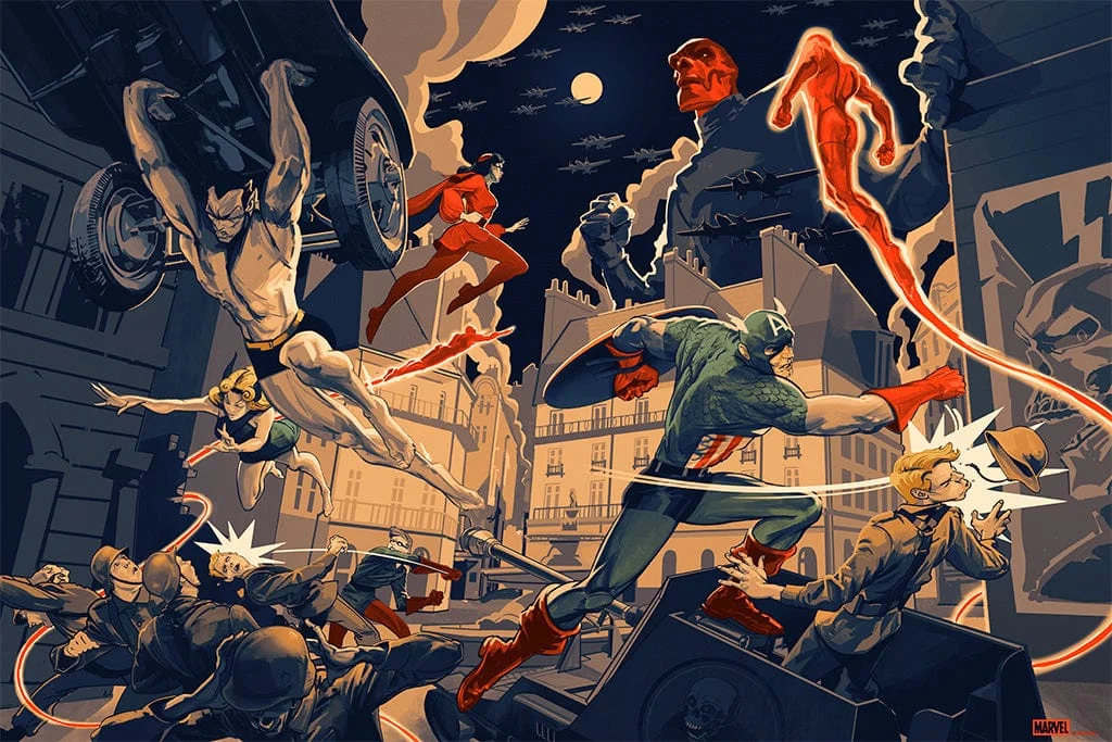 Golden Age of Marvel Comics Poster - Rich Kelly
