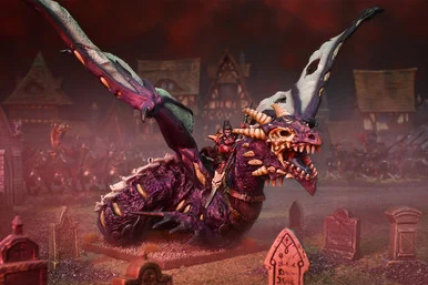 Kings of War: Undead Vampire Lord on Undead Dragon - KWU204