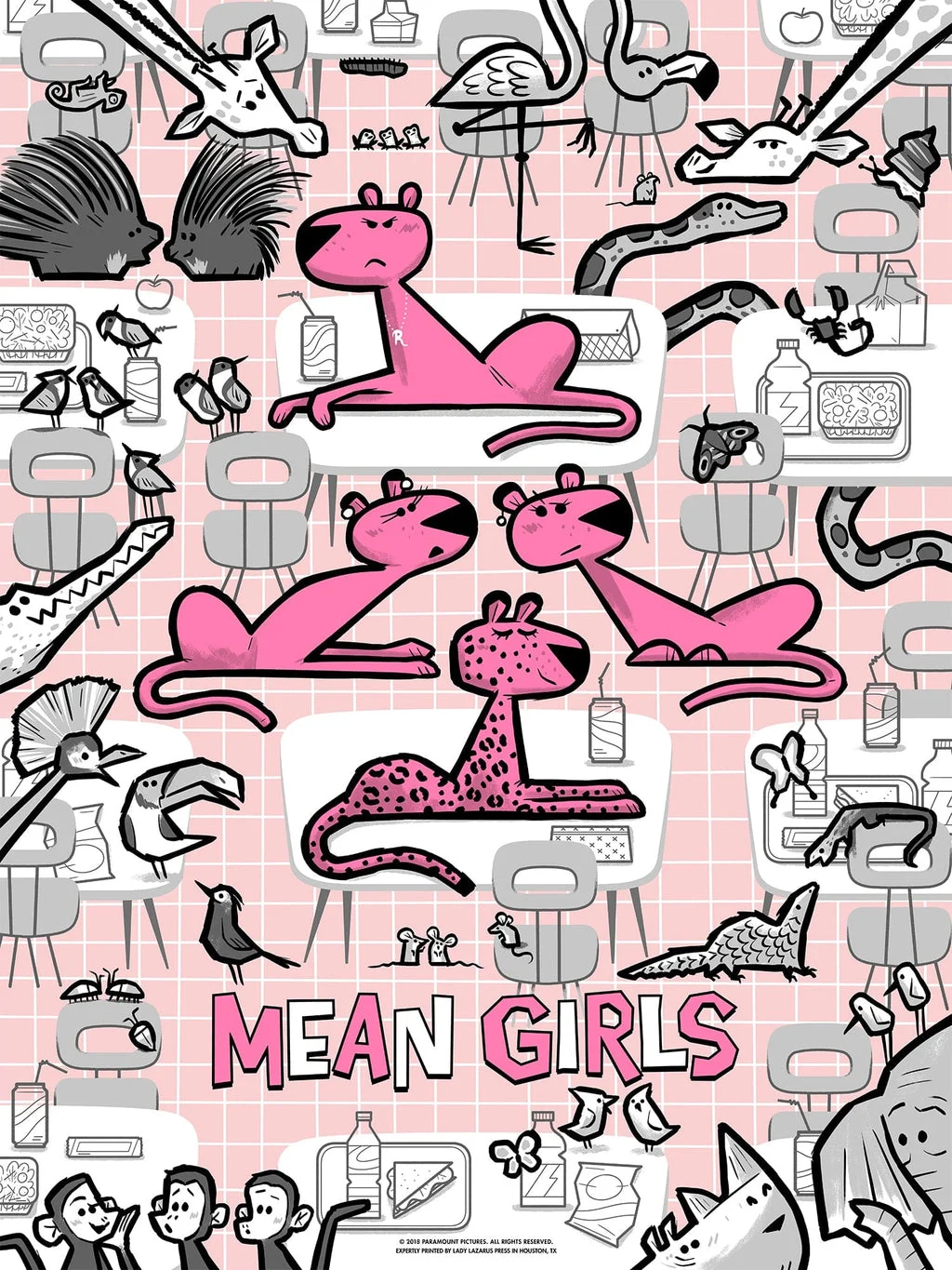 Mean Girls Poster - Andrew Kolb