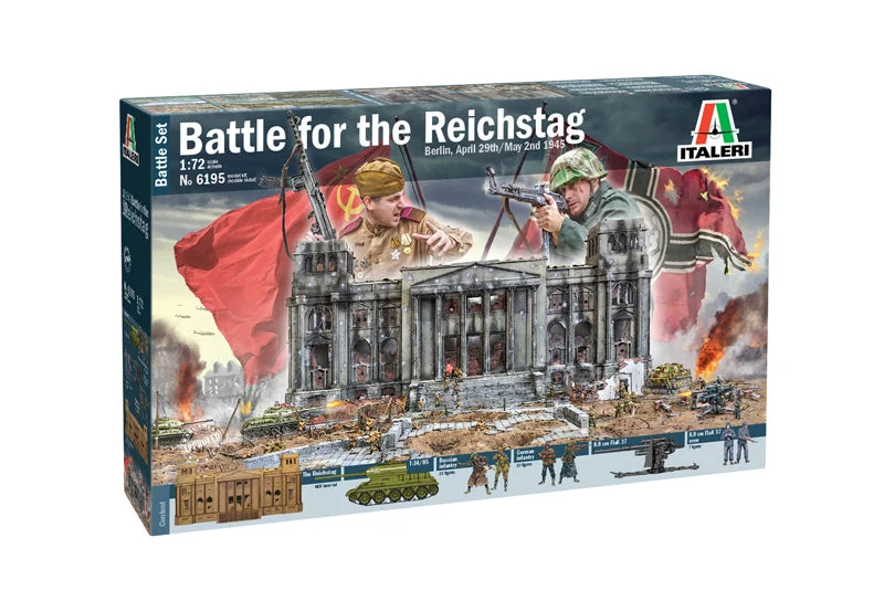 World War II Battle for The Reichstag 1945, 1/72 Scale Plastic Battle Set - Italeri