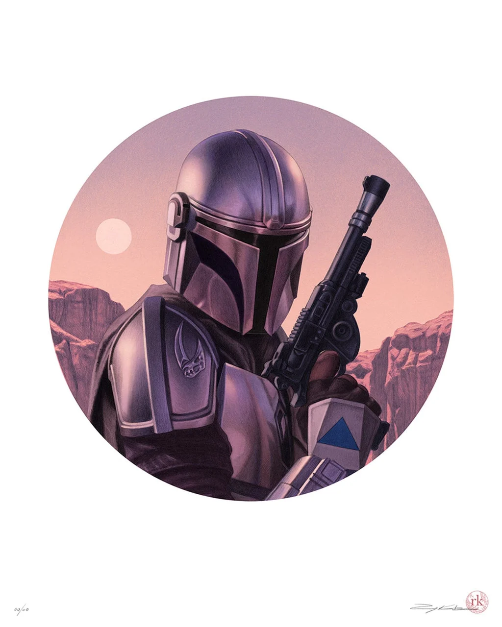 "The Way" (The Mandalorian) TIMED EDITION Print - Rory Kurtz
