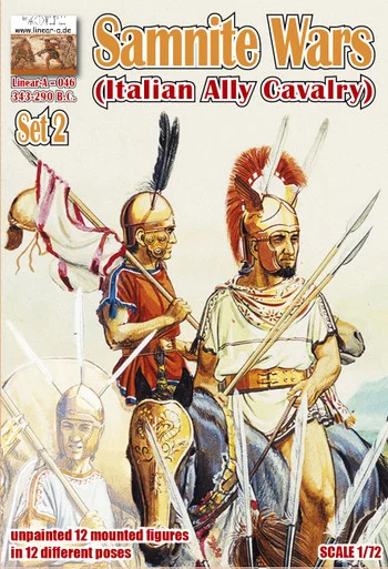 1/72 Samnite Wars Italian Ally Cavalry Set 2 - 046